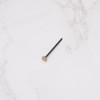 SING F LTD 100pcs Brass Knurled Head Picture Pins 25x1.4mm