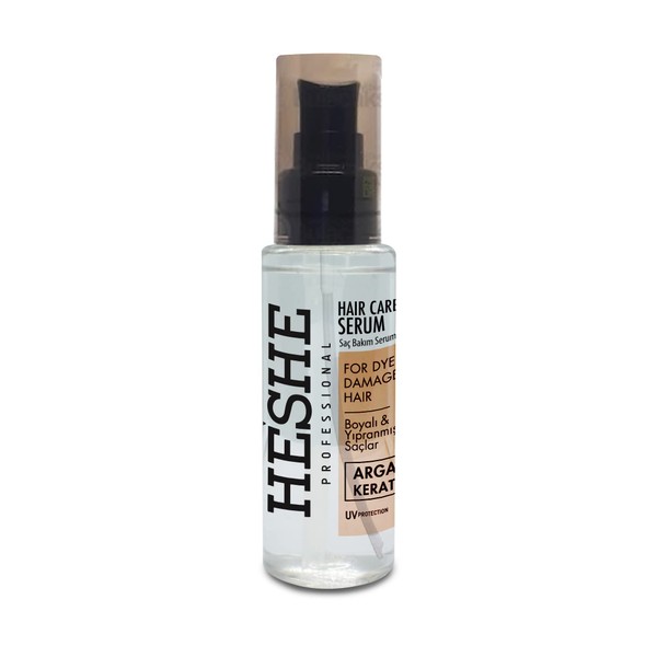 HESHE - Hair care serum - for coloured and damaged hair with argan and keratin