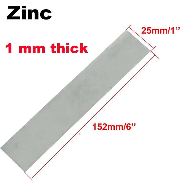 Anode Set, 25 x 152 x 1 mm, Pure Nickel