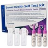  3-Pack Bowel Health Self-Test Kits | Detect Faecal Occult Blood (FOB) in Stool Samples | Home Screening for Early Signs of Colorectal Disease