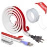Organizador Y Protector De Cables 10m Blanco+nano Glue 3m