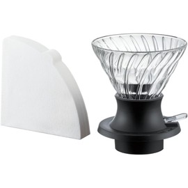 HARIO Immersion Dripper, Easy Extraction by Simply Pressing the Switch, 200ml Output, Black, Made in Japan, Perfect Gift, SSD-200-B