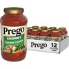 Prego Chunky Garden Combo Pasta Sauce, 23.75 Oz Jar (Case