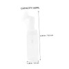 Baluue 60ml Portable Foaming Soap Dispenser Travel-Friendly Pet Plastic Facial