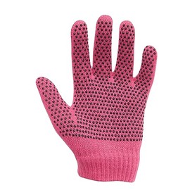 Dublin Magic Pimple Grip Riding Gloves, Pink, Childs One Size
