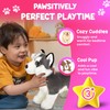 Forest & Twelfth 12” Standing Husky Plush Dog Stuffed Animals