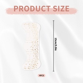 Pack of 10 Glitter Freckle Tattoos, Waterproof Golden Stars, Golden Tattoo Foil, Glitter Face Freckle Tattoo, Waterproof Freckle Design, for Masquerade, Party Decoration