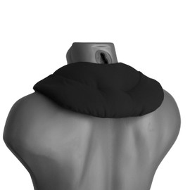 Rapeseed Neck Pillow with Chambers, Black, Rapeseed Cushion, Neck Pillow, Heat Cushion for Neck