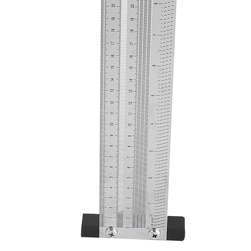 Ultra Precision Marking Ruler Stainless Steel Woodworking Scribing Ruler Gauging