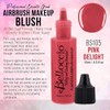 Half Ounce Bottle of Pink Delight Blush Belloccio's Professional Flawless