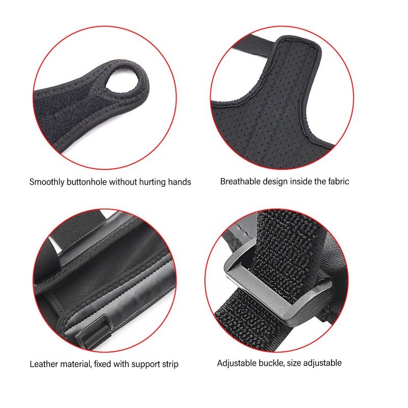 Heated Wrist Brace 3 Gear Hot Compress Adjustable Universal Wrist