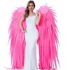 haolicedy Pink Angel Wings for Photography Large Wings Costume with