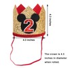 CHuangQi 2nd Birthday Glitter Hat for Boys & Girls -