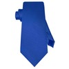 TIELIBRO Mens Blue Plaid Necktie Solid Color Stripe Tie Men