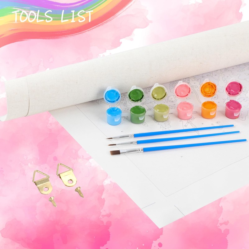Paint by Number, Whimsical Floating Bubbles, Adult Crafts Adults' Paint-by-Number