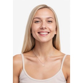 Sofia Milani - Women's Necklace 925 Silver - Sun Pendant, Sterling Silver, No Gemstone