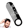 Beard Comb for Men, Compact Hair Styling Comb, Ergonomic Hair