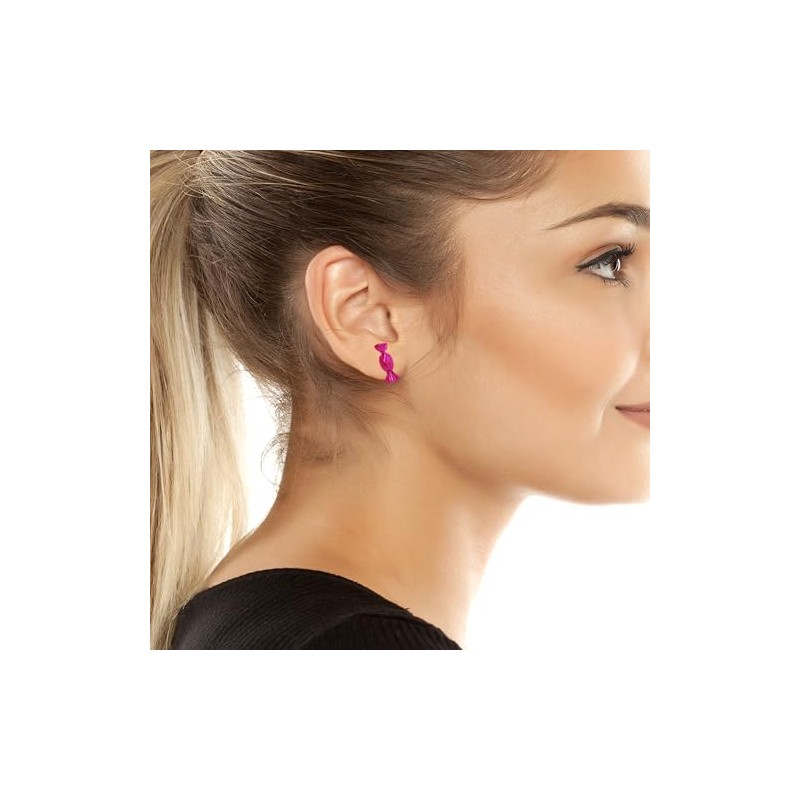 Betsey Johnson Womens Candy Mismatch Stud Earrings