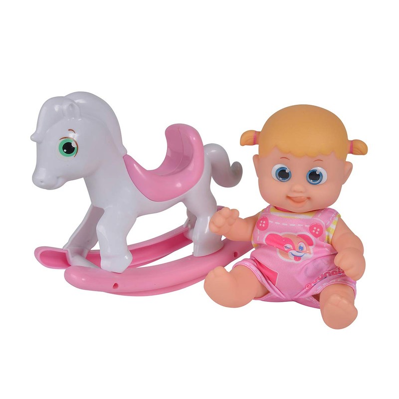 Simba 105143326 - Bouncin Babies Little Bonny mit Schaukelpferd