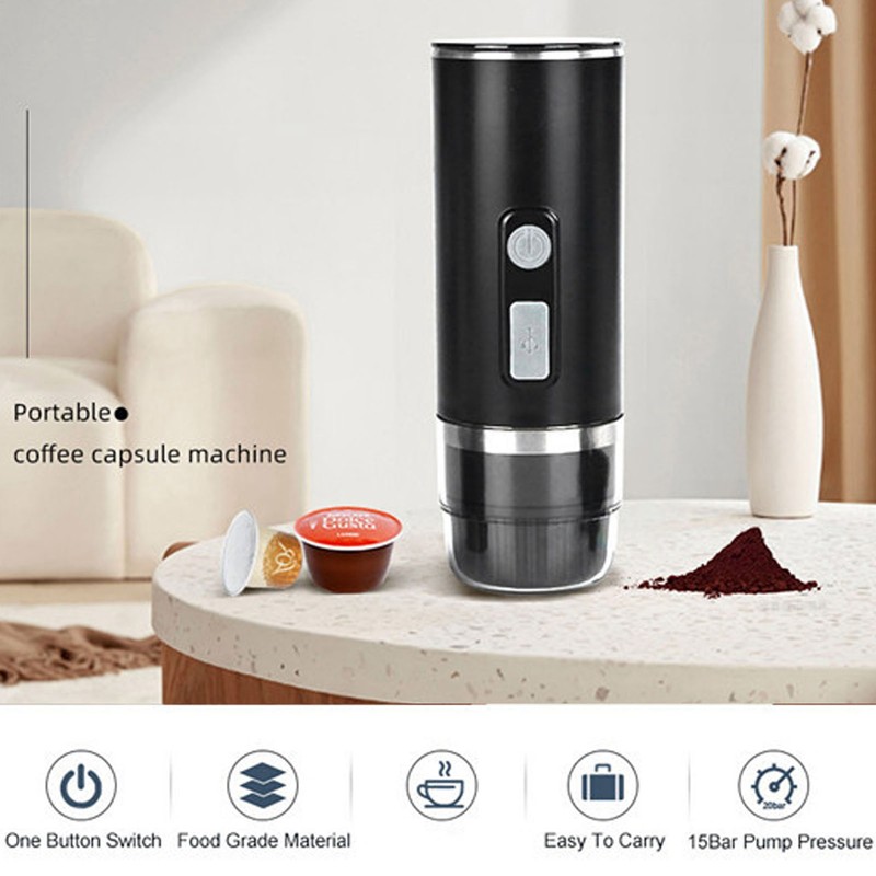 Coffee Maker Portable Segmented Pressing Lightweight Coffee Capsule Machine for