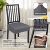 SearchI Stretch Dining Chair Seat Covers Set of 6, Soft