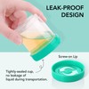Specimen Collection Cups with Tight Screw Lids, 2 Pack Leak-Proof