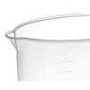 PARENCE Caraffa Graduata 1L Ergonomica – Dosatore Trasparente con Beccuccio
