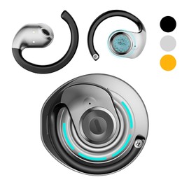 XCYZRY - Auriculares Bluetooth 5.3 para juegos, IPX5, impermeables, con cancelación de ruido, para correr, deportes, inalámbricos, con micrófono