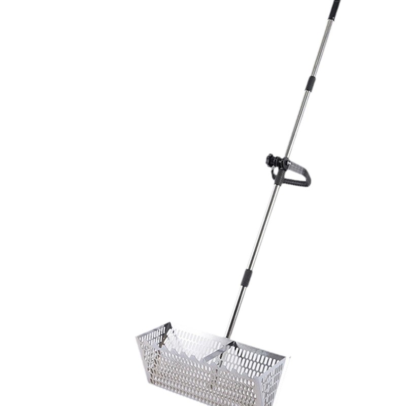 Qianly Sand Rake Scooper Convenient Carbon Steel Premium Long Handle