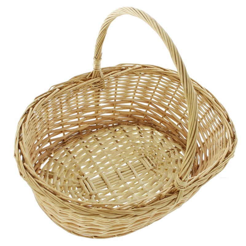 Bügelkorb "Naturweiß", groß