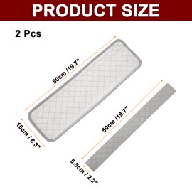 HARFINGTON 2pcs Seatbelt Covers 19.7 Inch Car Seat Belt Pads Cover Auto Seatbelt Strap Shoulder Pad Universal Automotive Seat Belt Cushion Pad for Auto SUV Truck, Grey