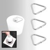 EMSea 20pcs Sink Stopper Triangle Buckle Drain Plug Chain Triangles