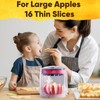 Newness 5.12-Inch Apple Slicer - 16 Slices, Ultra-Safe & Heavy-Duty
