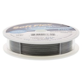 Soft Flex Beading Wire, Clear, .014 Inch, 100 Feet