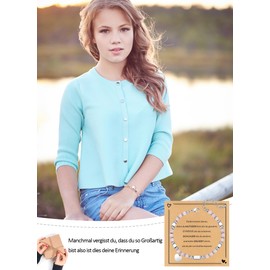 TOLOWOBK Gifts for Girls Women Gemstone Chakra Bracelet Girls Heart Charm Bead Bracelet Healing Stones Beads Bracelets Girls Christmas Birthday Gifts for Daughter Granddaughter Girlfriend Niece,