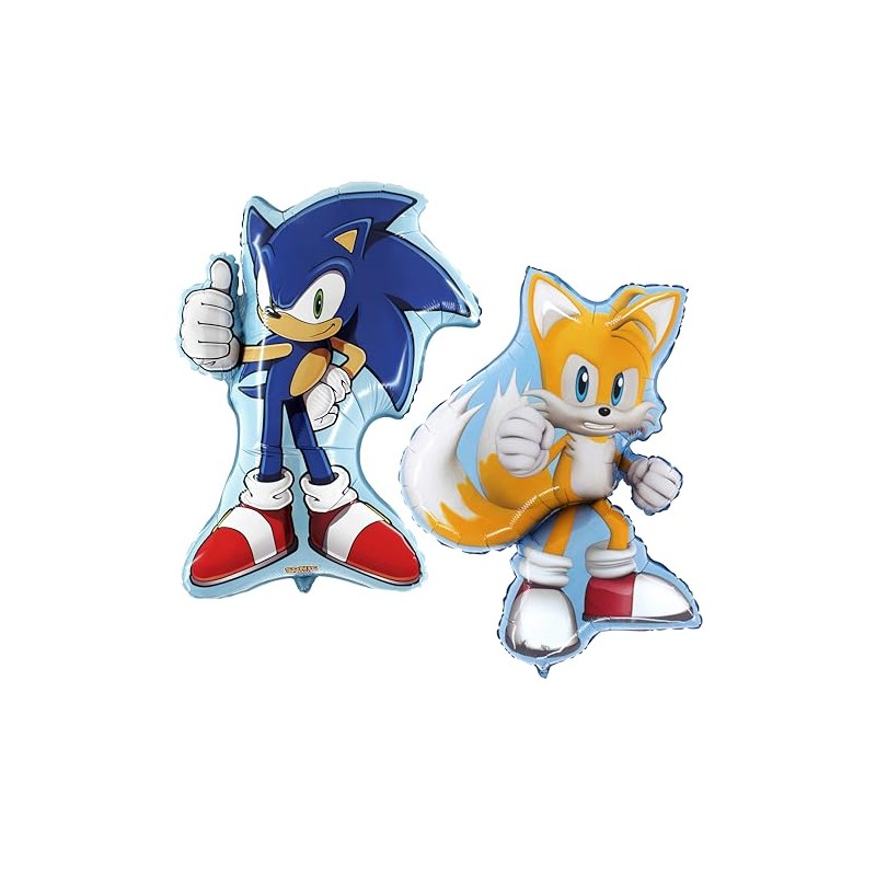 Toyland® Pack Of 2 - Sonic Foil Balloon Pack -