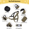 S-ETOVUS No Pull Dog Harness, Reflective Puppy Harness with Soft