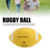 Rugby Ball Professional Size 3 Rubber Lightweight Portable High Elasticity