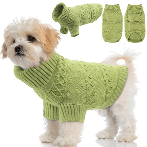 EMUST Dog Sweaters for Medium Dogs, Knit Pet Sweater with