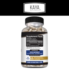 Kaya Naturals Cramp-A-Way Magnesium Glycinate 183mg (180 Count (Pack of 1))