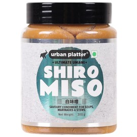 Urban Platter Shiro Miso | White Miso Paste - 10.58 (300g) | Japanese Traditional Fermented Food | Savory for Marinades, Stew, Soups, Salad Dressing & Ramen | Ultimate Umami