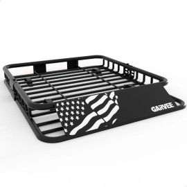 GarveeLife 46" x 36" Universal Roof Rack Carrier Basket, 200 Lbs Capacity Car...