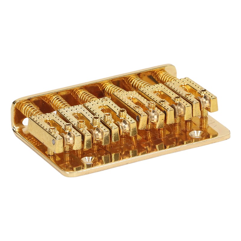 Electric Guitar Bridge 6 Strings 65mm Glossy Metal Guitar Hardtail