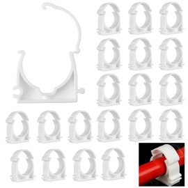 Plastic Mounting Clamps, 20 Pieces Inner Diameter 32 mm Hose Clamps Pool, Pipe Clamps, Hose Clamps Pool, Hose Clamps Single Diameter