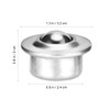 VILLCASE 10pcs Stainless Steel Ball Transfer Bearing Casters Universal Base