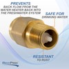 RecPro RV 1/2" Back Flow Preventer with Check Valve
