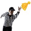 FEPITO Yellow Penalty Flag Football Flags Sports Tossing Flags Set