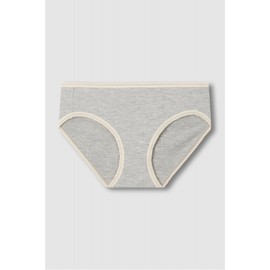 JAJU [JAJU] Women's Cotton Rayon Stretch Hip Hugger Panty _ Mélange Oatmeal