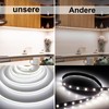 AXMOTUT AXMOTUT COB LED Streifen 5m, LED Strip Kaltwei? 6000K,