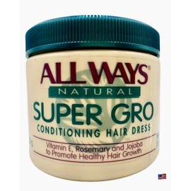 All Ways Natural Super Gro Conditioning Hair Dress Rosemary Jojoba AllWays 5.5oz